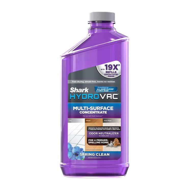 Shark 1L HydroVac Multi-Surface Concentrate Floor Cleaner with Odor Neutralizer Technology for HydroVac 3-in-1 Cleaners