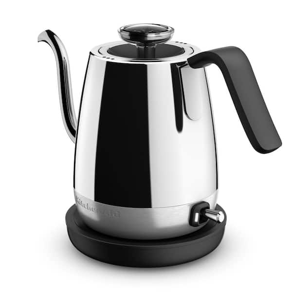 SPT 14.3-Cup Brown Ceramic Electric Kettle with Herb Cooking and