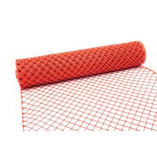Tenax 4 ft. x 100 ft. Diamond Safety Fence Sentry XLW Orange