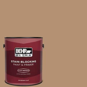 1 gal. #S240-5 Poncho Extra Durable Flat Interior Paint & Primer