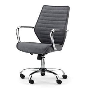 Samuels Grey Swivel Adjustable Executive Computer Office Chair