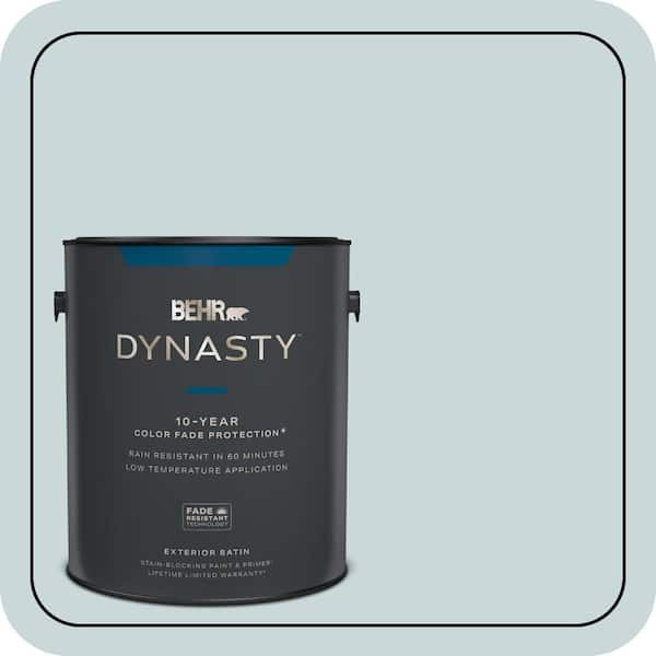 BEHR DYNASTY 1 gal. #PPU13-16 Offshore Mist Satin Enamel Exterior Stain-Blocking Paint & Primer