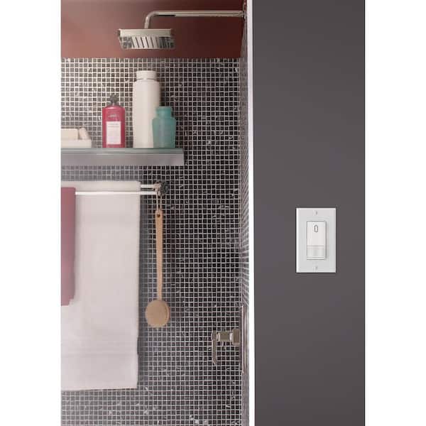 Occupancy Sensor Wall Control for Bathroom Exhaust Fan