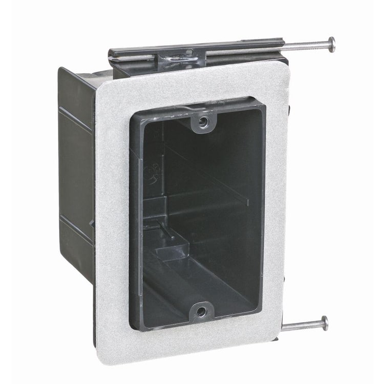 Carlon 1-Gang 22 1/2 cu. in. New Work Non-Metallic Vapor Tight Electrical Wall Box (FN-23R)