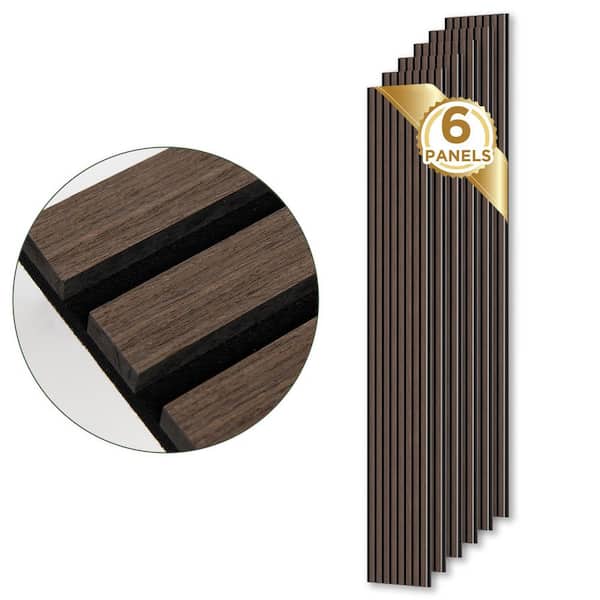 comforthomi 0.83 in. x 0.66 ft . x 7.84 ft. Walnut Jk Finished MDF