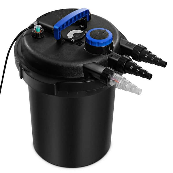 ITOPFOX 4000 Gallons Pond Pressure Bio Filter with 13W UV Light Pond Pump Filter