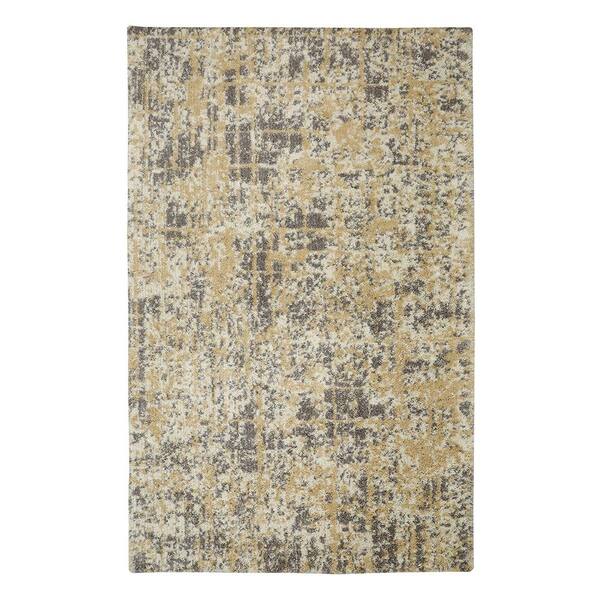 Mohawk Home Abstract Maze Gray 8 ft. x 10 ft. Geometric Area Rug