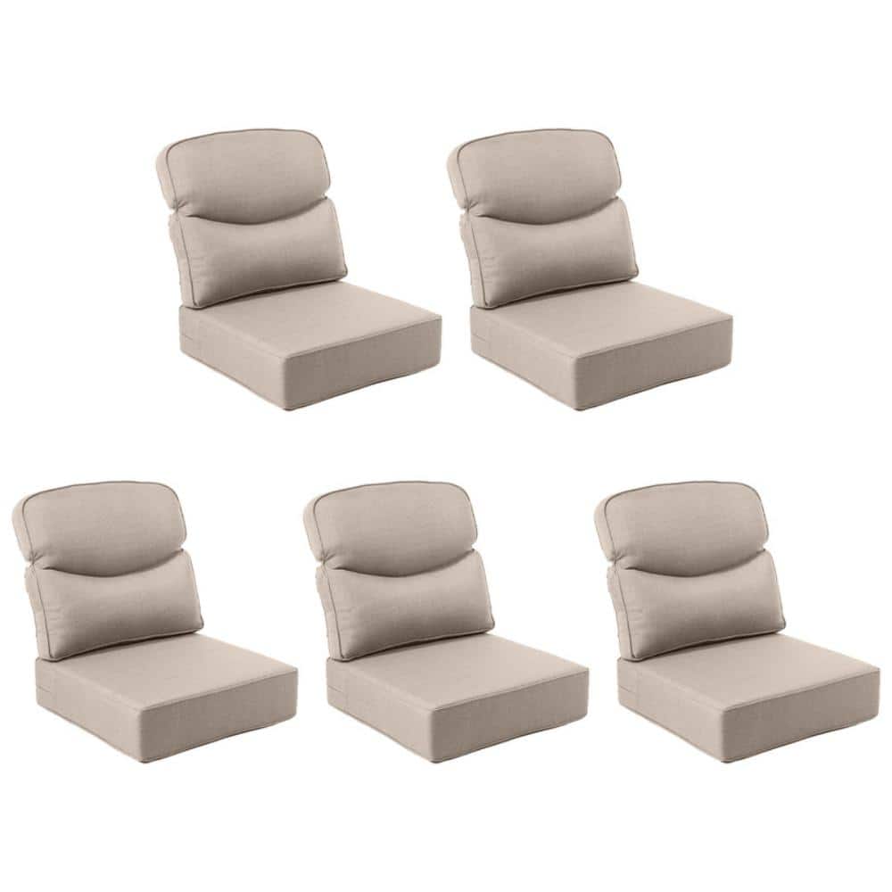 Sunsmile 24in. W x 24in. D x 6in. Thick 10-Piece Deep Seating Outdoor Lounge Chair Olefin Cushion, Beige price history on PriceWatchPro