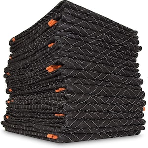 72 in. x 40 in. Heavy Duty Padded Moving Blankets (6-Pack)