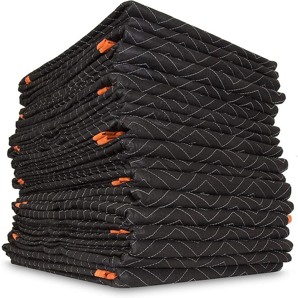 THE CLEAN STORE 72 in. x 40 in. Heavy Duty Padded Moving Blankets (6-Pack)