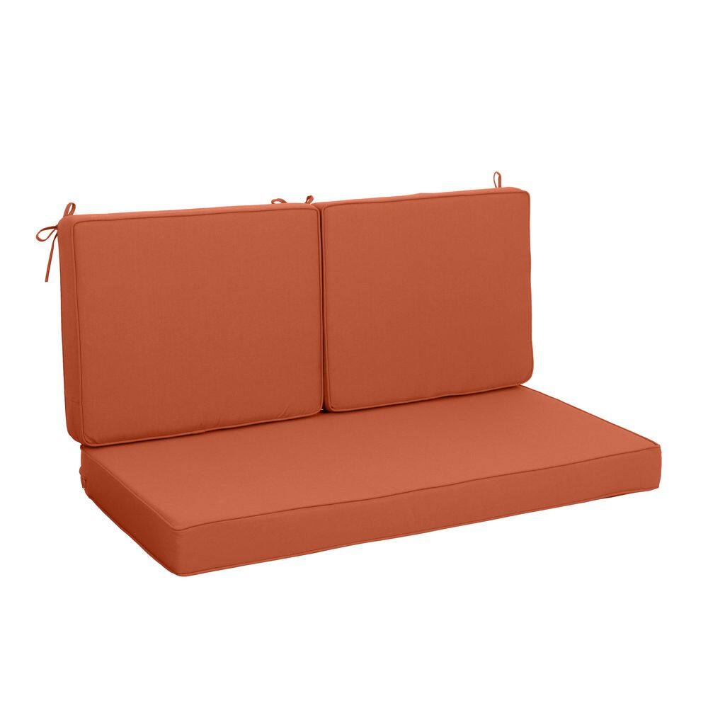 Outdoor Loveseat Cushion Set 48 x 24 in. Seat Cushions Bench Cushion for Patio Couch, Bench, and Swing price history on PriceWatchPro