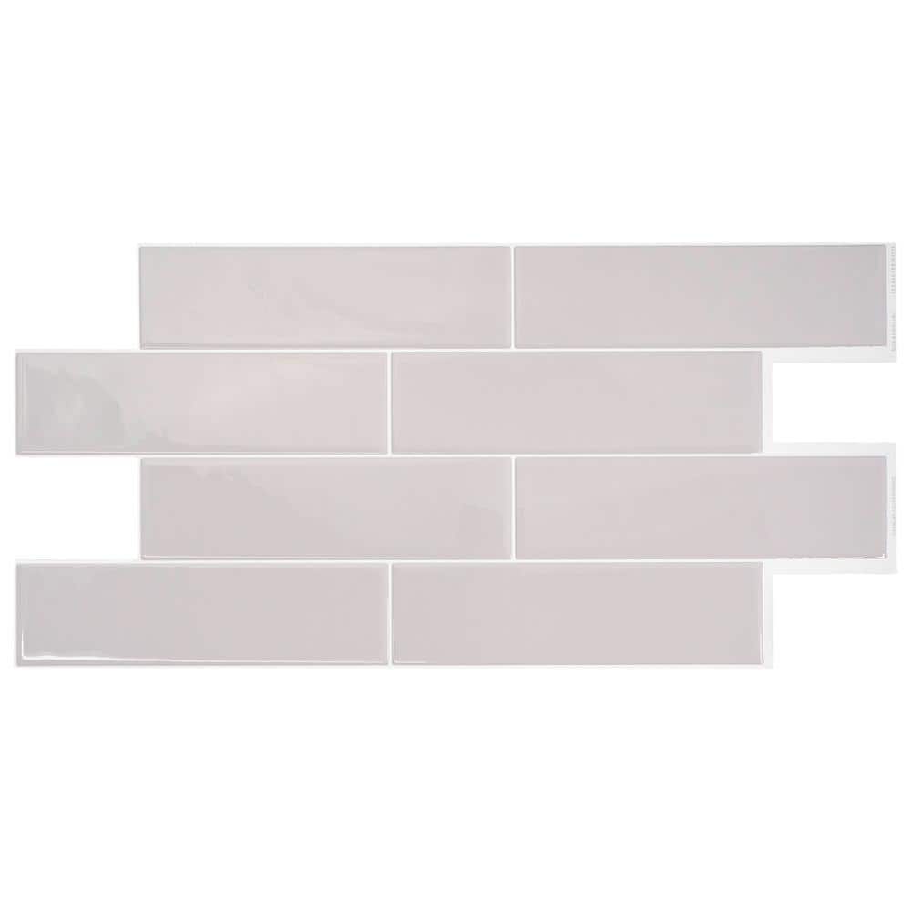 Oslo Gray 22.56 in. x 10.88 in. Vinyl Peel and Stick Tile (2.80 sq. ft./ 2-pack) price history on PriceWatchPro