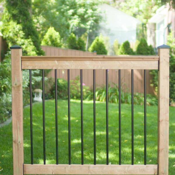 GreenLighting 4x4 Aluminum Pyramid Post Cap Cover (8 Pack) - Outdoor Fence & Deck Post Topper, Brown Matte Finish