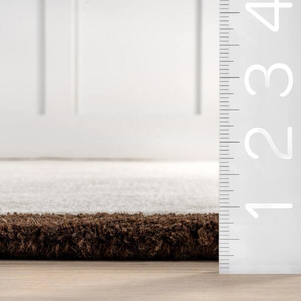 Pierre Wool Ivory 3 ft. x 5 ft. Indoor/Outdoor Patio Rug