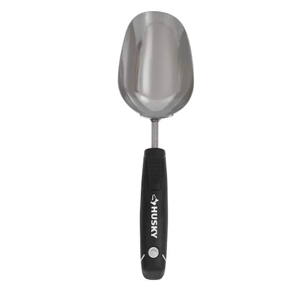 Husky 6-1/5 in. Injection Handle Soil Scoop Garden Trowel