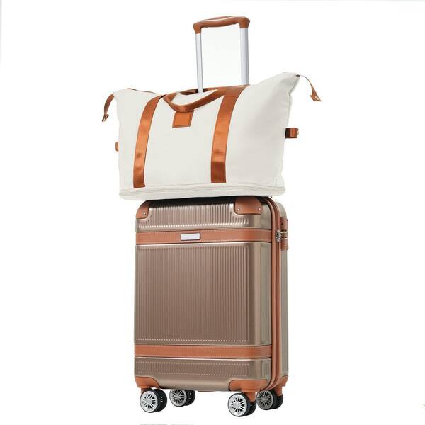 LIVACA 3-Piece Copper Hardshell Spinner TSA Lock Lightweight ABS
