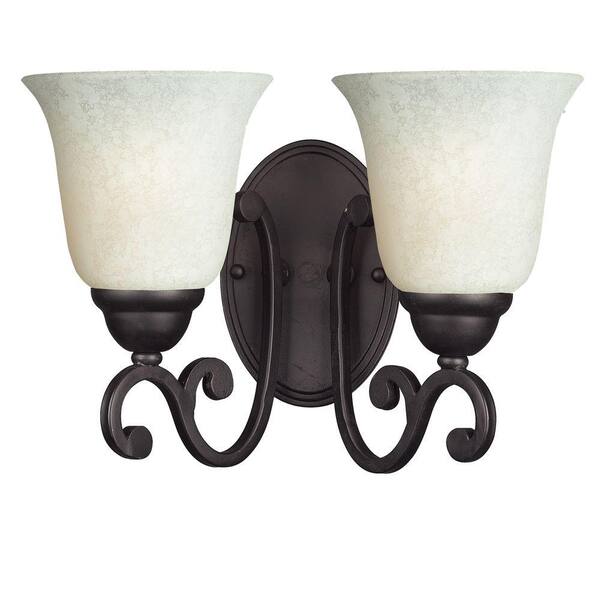 Tulen Lawrence 2 Light Wall Matte Black Incandescent Sconce-DISCONTINUED