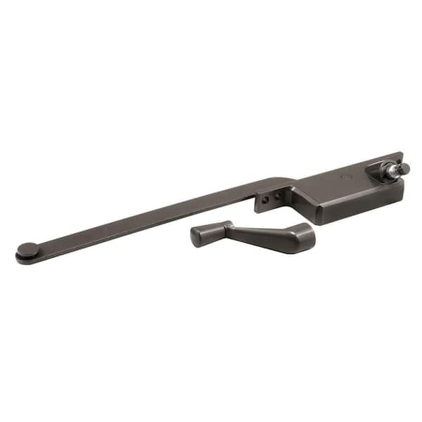 Prime-Line Steel Casement Window Operator, 9 in. Arm, Square Housing, Bronze, Right Hand (Single Pack)
