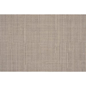 Modish Outlines - Dove - Gray 13.2 ft. 32.44 oz. Wool Loop Installed Carpet