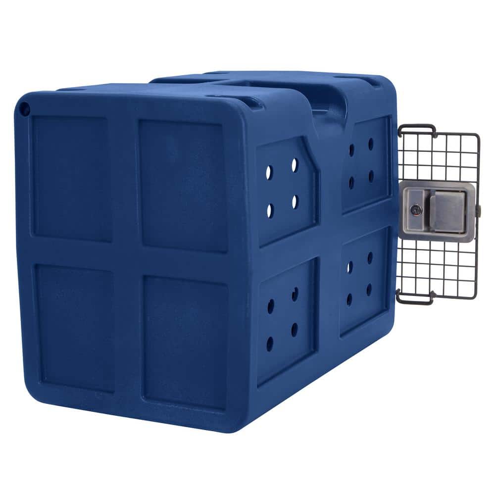 Extra Large Blue Durable Dog Kennel with Secure Lock