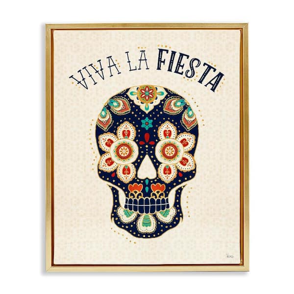Stupell Industries Long Live the Party by Veronique Charron Gold Floater Frame Typography Graphic Art Print 31 in. x 25 in.