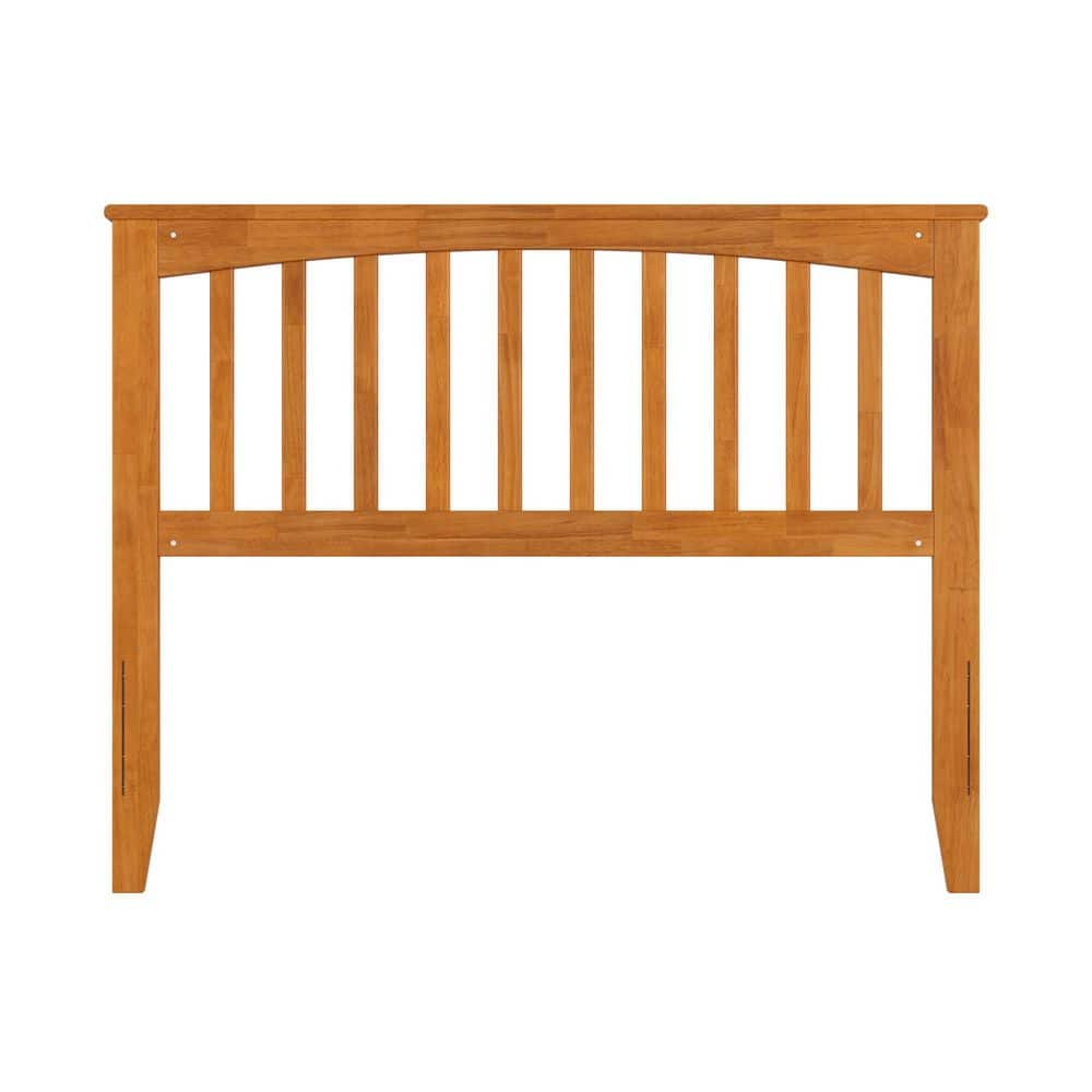 Mission Full Light Toffee Wood Headboard with USB Charger