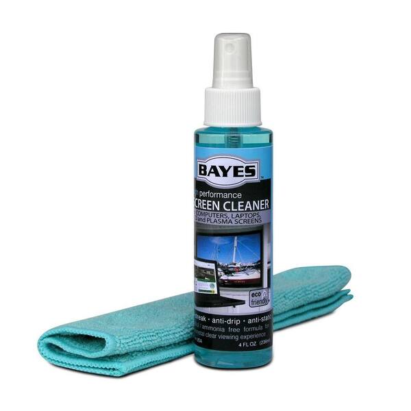 Bayes 4 oz. High Performance Screen Cleaner Kit with Microfiber Cloth (3-Pack)