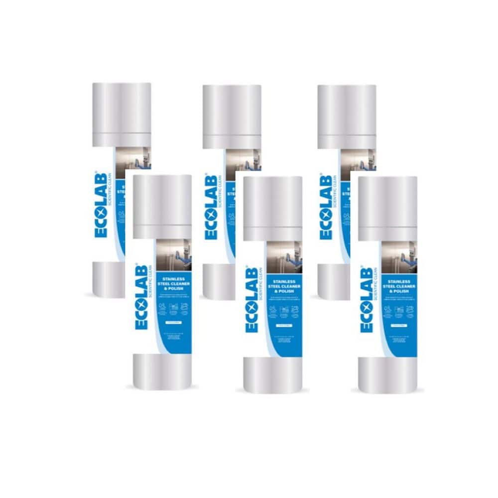 16.5 oz. Aerosol Spray Stainless Steel Cleaner and Polish (6-Pack)