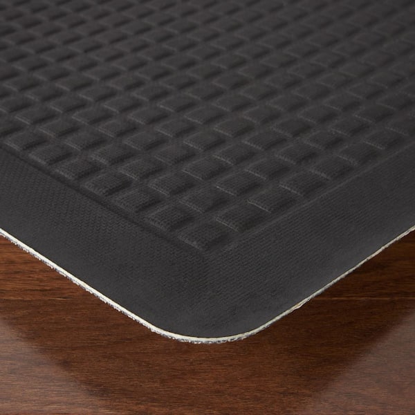 Comfort Air Mira Coffee Brown 19.6 in. x 32 in. Rectangle Kitchen Mat