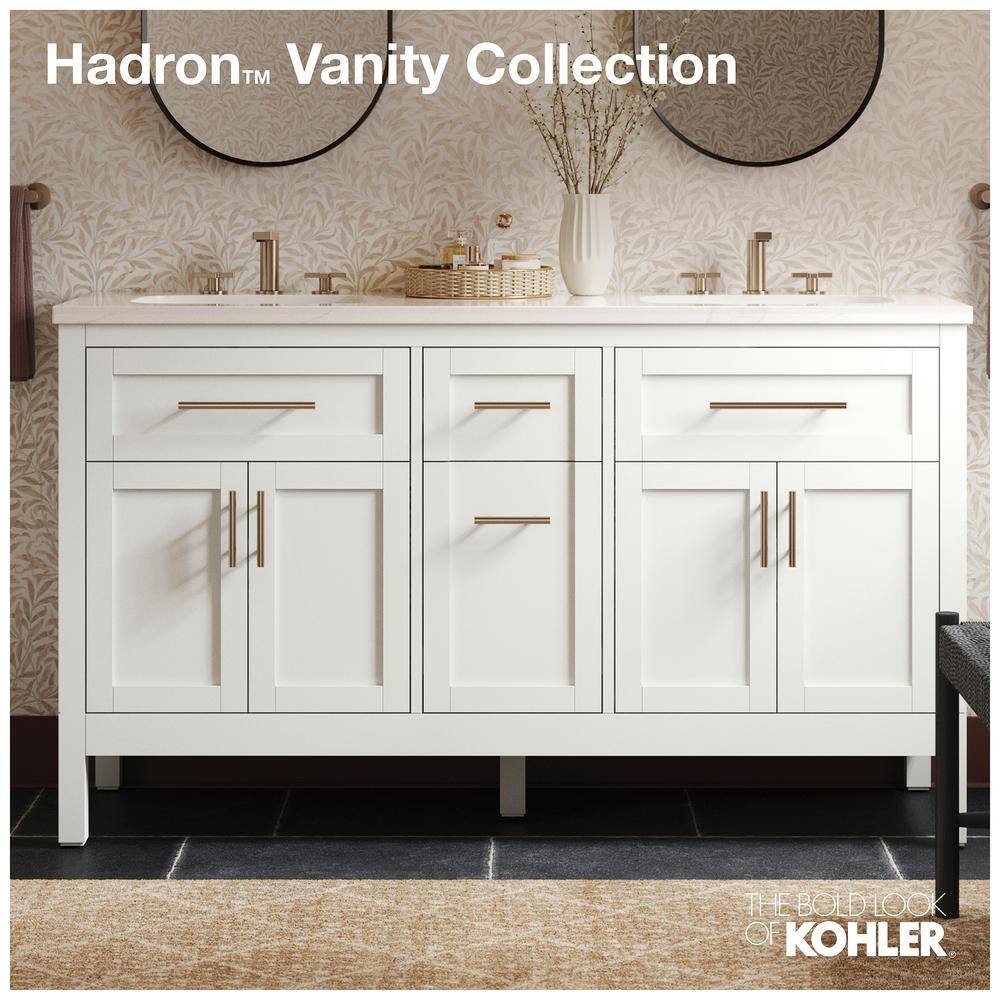 Hadron 31" Atmos Gray Mahogany Bathroom Vanity with Quartz Top