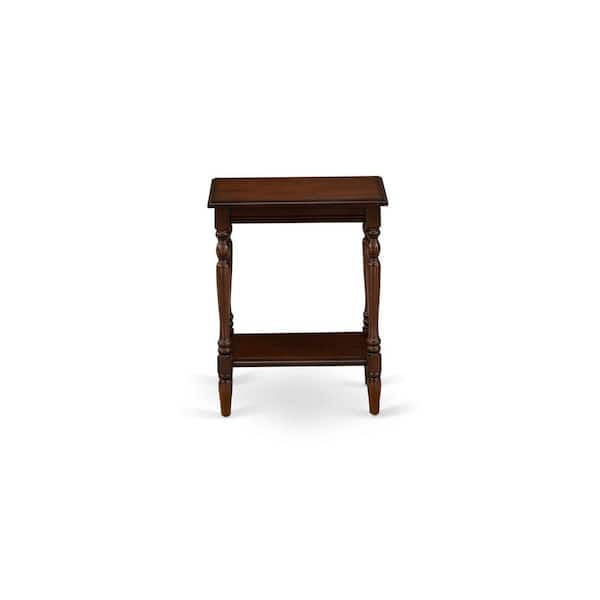 Antique Mahogany Finish 1-Drawer Nightstand 16 in. x 20 in.