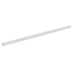 2.36 in. W x 96 in. H x 0.70 in. D Alton Painted White Light Valance Edge Molding