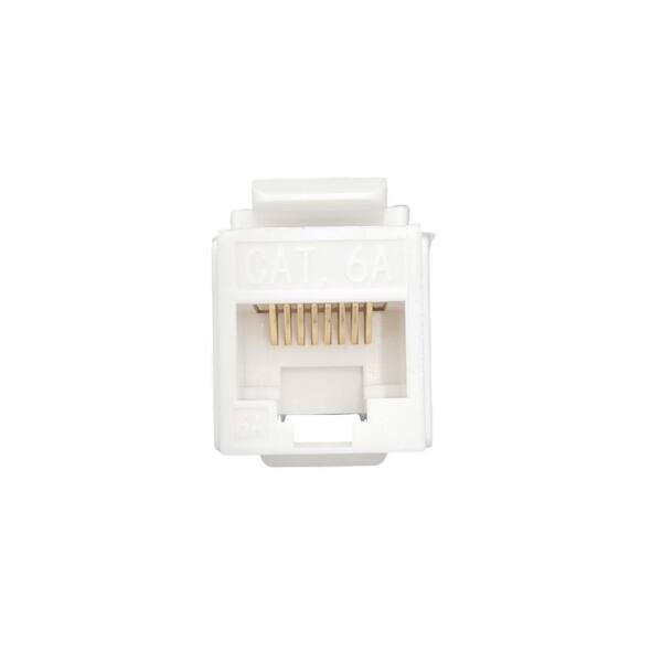 Micro Connectors, Inc CAT 6A Unshielded Punch Down Keystone Jack