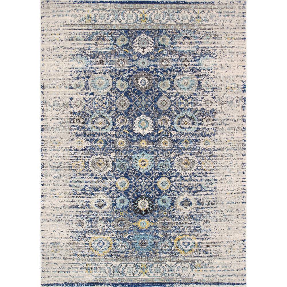 Chelsea Navy/Ivory 6 ft Round Abstract Area Rug price history on PriceWatchPro