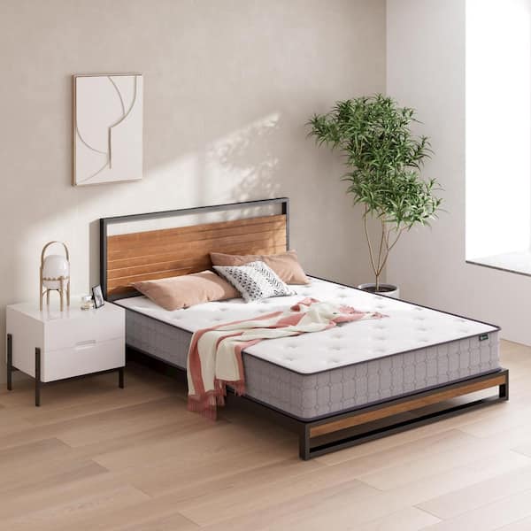 Zinus Twin Medium Gel Pocket Spring Hybrid 10 in. Mattress GHO MIPIO 10T