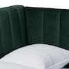 Baxton Studio Oksana Emerald Green Velvet and Gold Metal Full Daybed 257-14138-HD