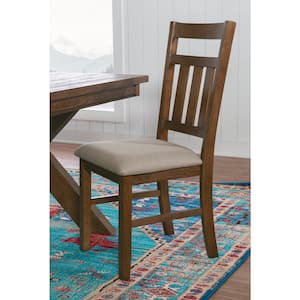 Taylen Rustic Brown Umber side Chair (set of 2)