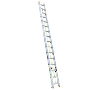 Louisville Ladder FE3232 Fiberlass Step Ladder 300-Pound Duty Rating, 32  Feet, Orange & LP-2200-00 Stabilizer, Silver 