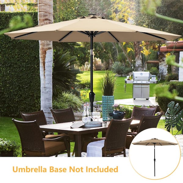 table umbrella with led lights