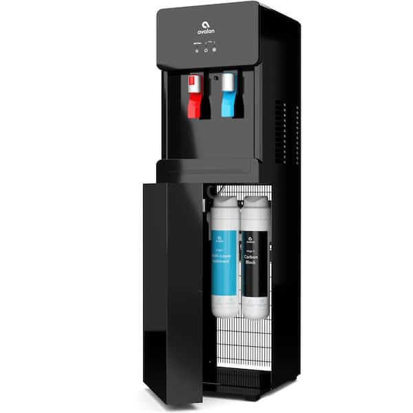 Avalon A7BOTTLELESSBLK Self-Cleaning Touchless Bottle-Less Water Cooler Dispenser with Hot/Cold Water, Child Lock, NSF/UL/ENERGY STAR, Black - 1