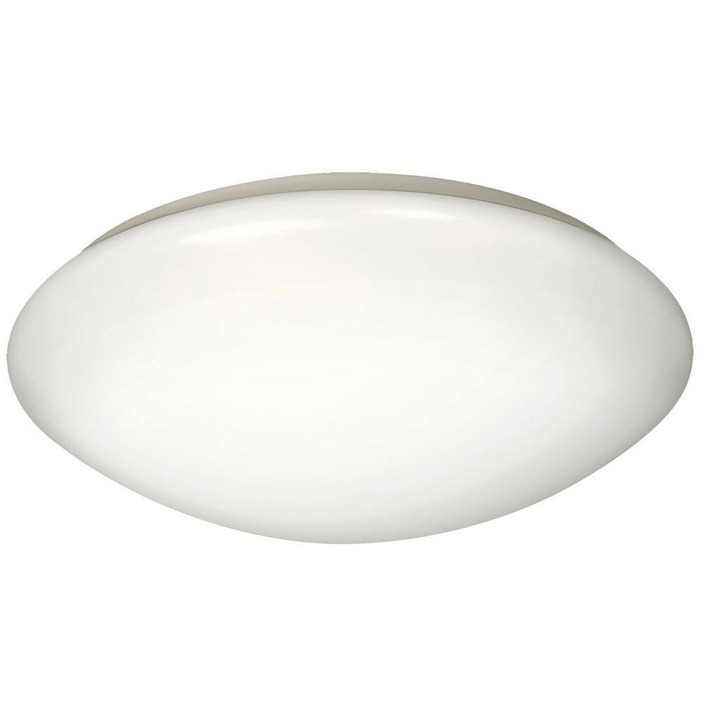 ENERGETIC LIGHTING 13 in. 1-Light White Selectable LED Flush Mount (24-Pack) -  57054