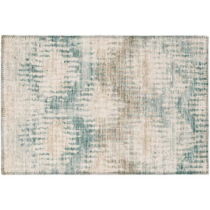 Evolve Seascape 1 ft. 8 in. x 2 ft. 6 in. Chevron Accent Rug