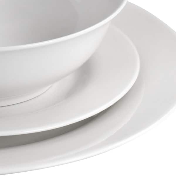 Gibson Home White Cloud Fine Ceramic 16 Piece Dinnerware Set Gibson Home White Cloud Fine Ceramic 16 Piece Dinnerware Set