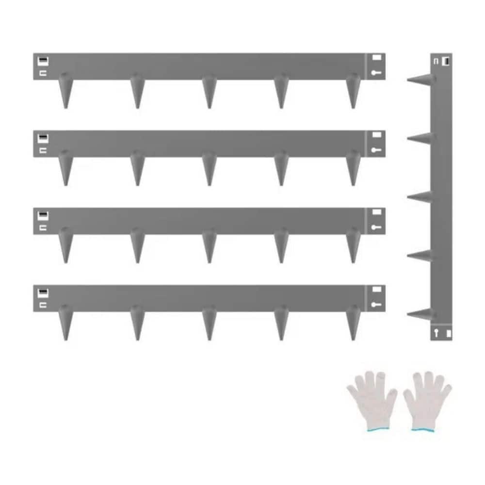 Steel Landscape Edging Series 39L x 3H Dark Gray Metal Pound-In Garden Border Rust-Resistant 5-Pack price history on PriceWatchPro
