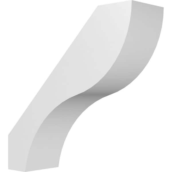 Ekena Millwork Geneva 5 in. W x 16 in. H x 16 in. D Polyurethane Knee Brace
