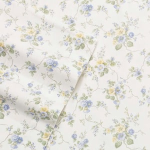 Le Fleur Floral Flannel Sheet Set
