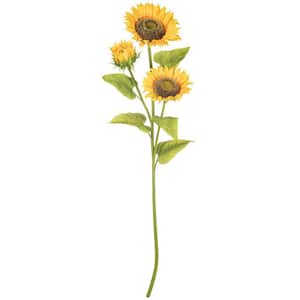 52 in. Yellow Artificial Sunflower Stem