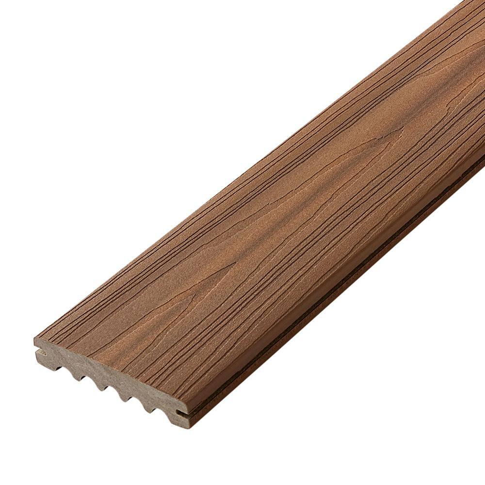 Fiberon 1 in. x 5.25 in. x 20 ft. Sandcastle Grooved Edge
