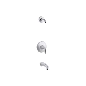 Alteo 1-Handle Rite-Temp Bath and Shower Valve Trim Less Showerhead in Polished Chrome (Valve Not Included)