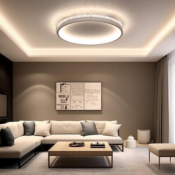 2co16　0108 ♡ TOZING 16 in. Modern White Dimmable Integrated LED Flush